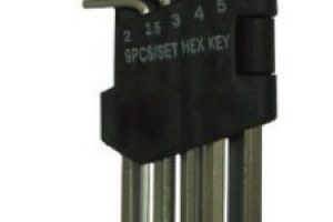 БИБЕР 90504 Набор инбусовых средних ключей CRV 1.5-10мм (набор 9шт) (10/60)
