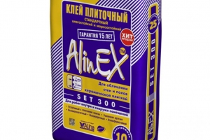 Клей плиточный Alinex СЭТ 300