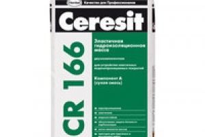 Гидроизоляция CERESIT CR 166 эластичная компонент А (24 кг) /1