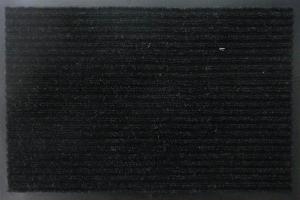 Коврик влаговпитывающий 2х полосный черный 60*90 см