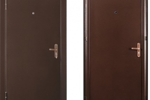 Дверь металлическая правая 2050*950 СПЕЦ BMD Медный антик/Орех итальянский