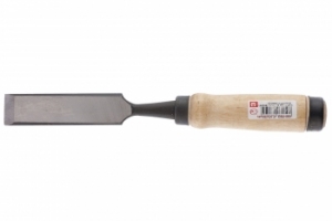 Долото - стамеска 25 мм, плоское, деревянная ручка