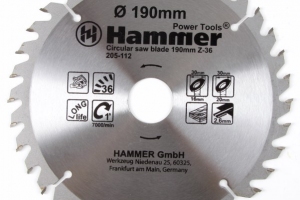 Диск пильный Hammer Flex 205-112 CSB WD 190мм*36*30/20/16мм по дереву