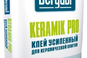 Клей для плитки BERGAUF Keramik Pro усиленный (25 кг) /56