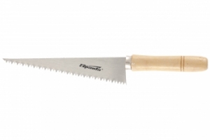Ножовка по гипсокартону 180 мм, деревянная рукоятка