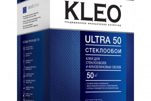 Клей обойный Kleo ultra 50 для стеклообоев и флизелиновых обоев (0,500 кг)/12