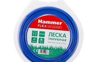 Леска триммерная Hammer Flex 216-102 1.6мм*15м круглая