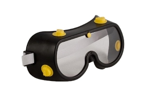 Очки защитные с непрямой вентиляцией, чёрные, антизапотевающее покрытие, TULIPS