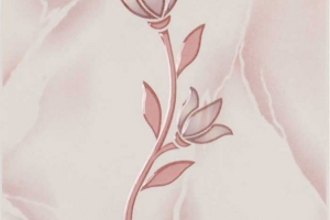 Плитка Тюльпан розовый Декор 200*300 (1*16)