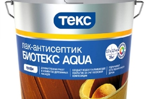 Лак-антисептик Текс Биотекс Aqua Эко-защита Рябина (2,7 л)