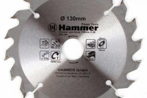 Диск пильный Hammer Flex 205-101 CSB WD 130мм*20*20/16мм по дереву