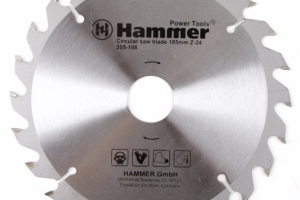 Диск пильный Hammer Flex 205-108 CSB WD 185мм*24*30/20мм по дереву