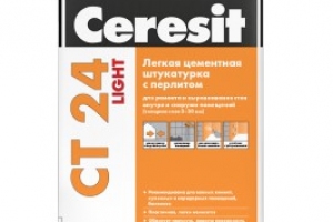 Штукатурка CERESIT CT 24 LIGHT (20 кг) /54