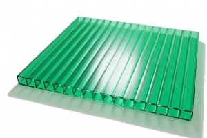 Поликарбонат GREEN GARDEN зеленый 4 мм 2,1*6м. (0,52 кг/кв.м)