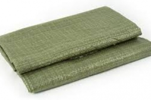 Мешки плетеные для ремонтных работ зеленые 55*95