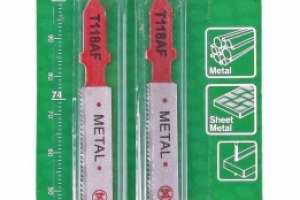 Пилка для лобзика Hammer Flex 204-111 JG MT T118AF металл, 67мм, шаг 1.1-1.5, BiM, 2шт
